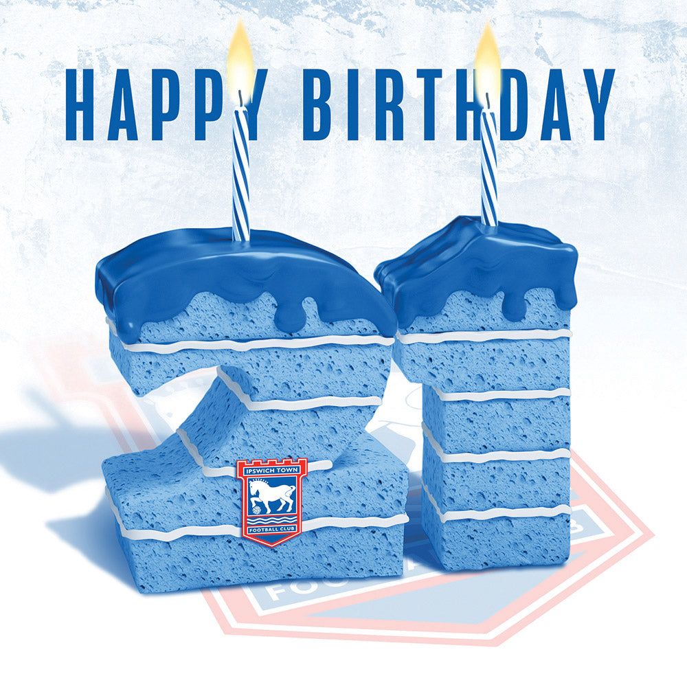 Happy 21st Birthday Cake Card