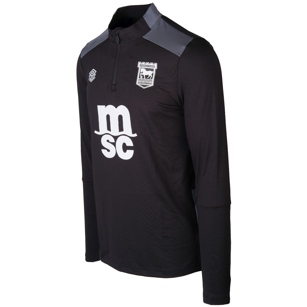 Umbro 2025/26 Black 1/4 Zip Training Top Adult