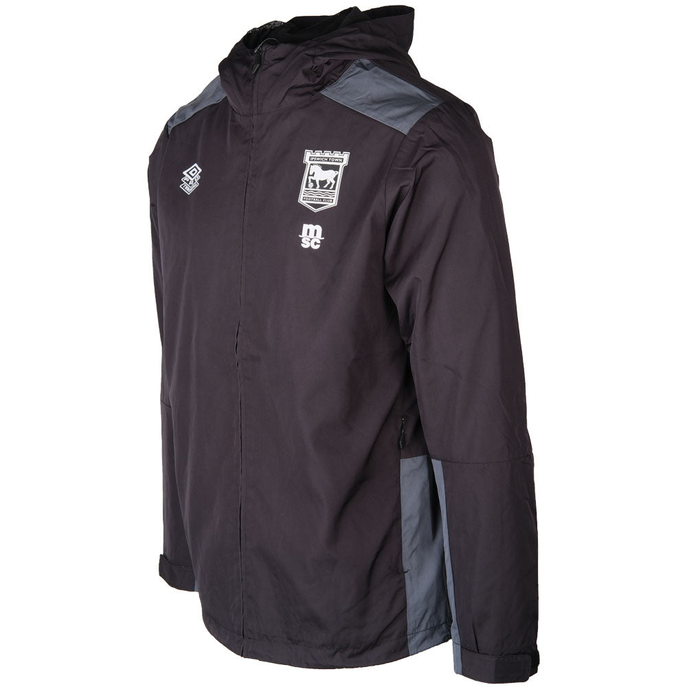 Umbro 2025/26 Black Shower Jacket Junior