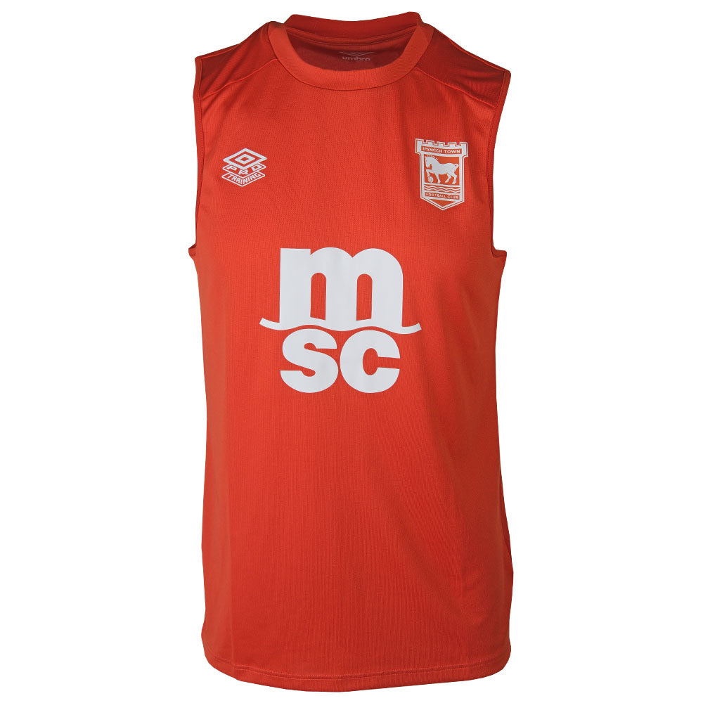 Umbro 2025/26 Orange Training Vest Adult