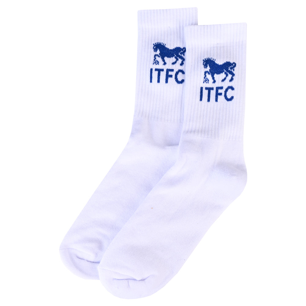 Adult Blue Horse Sport Socks