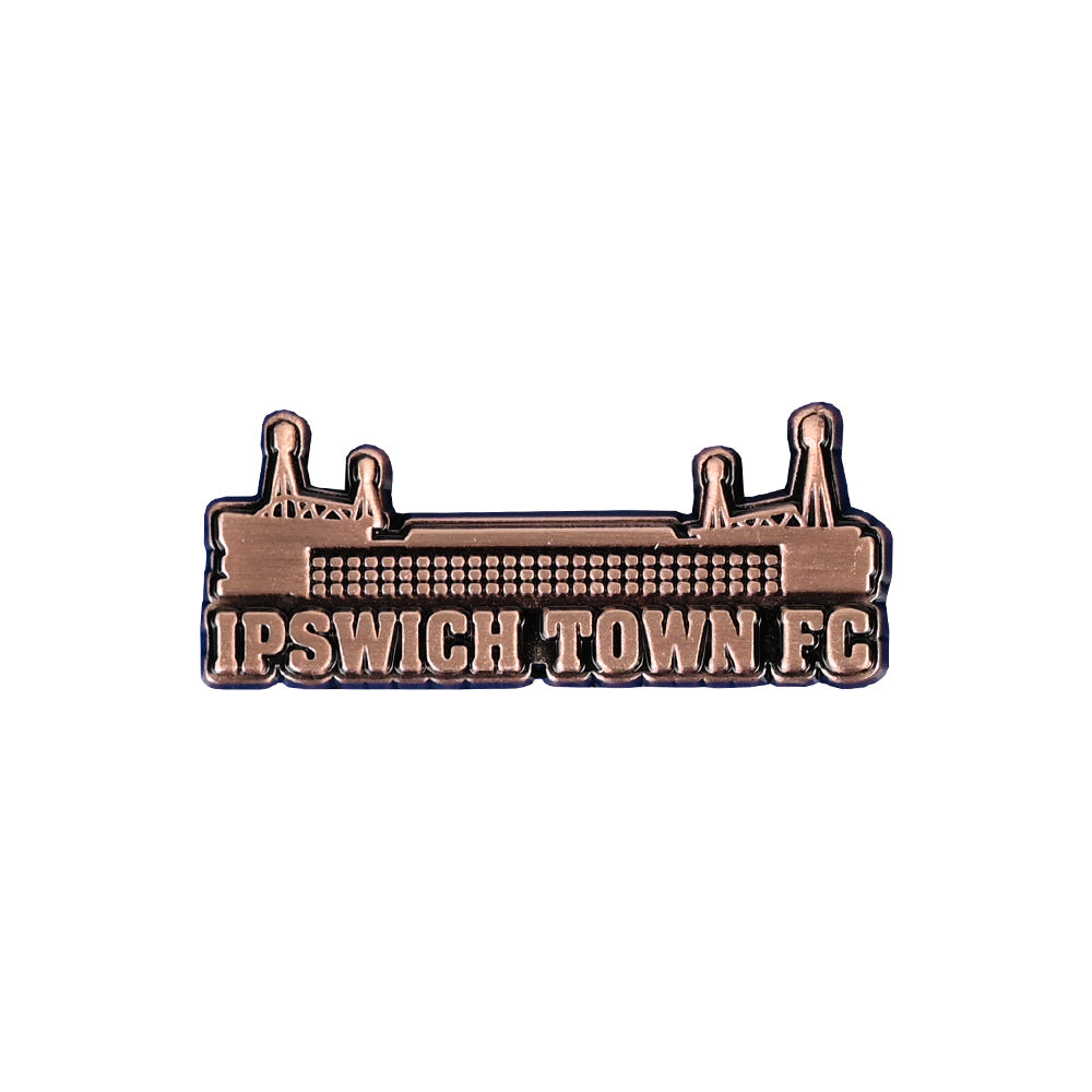 Antique Gold Portman Road Pinbadge