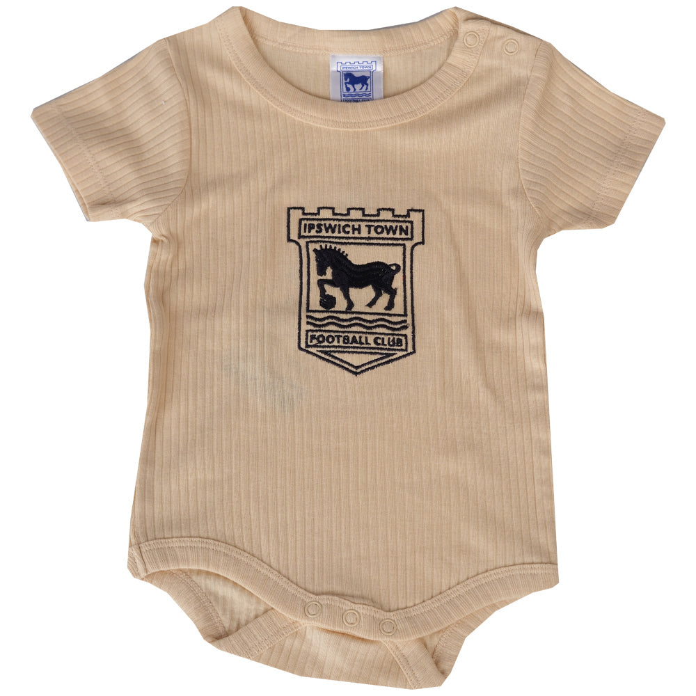 Beige Crest Bodysuit