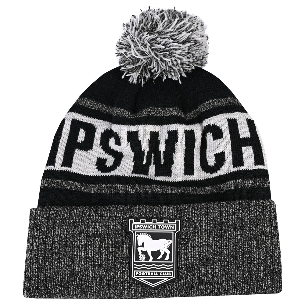 Black/Grey Text Bobble Adult