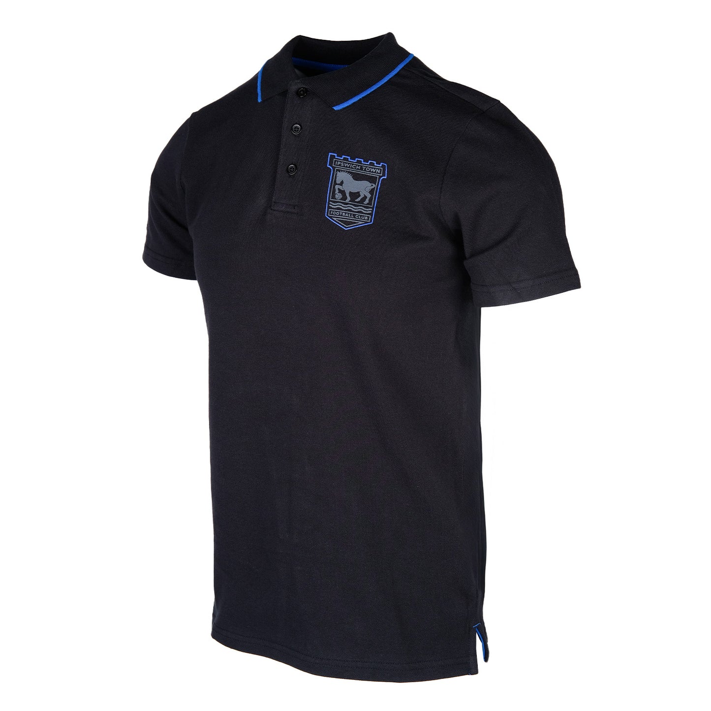 Black Keyline Crest Polo