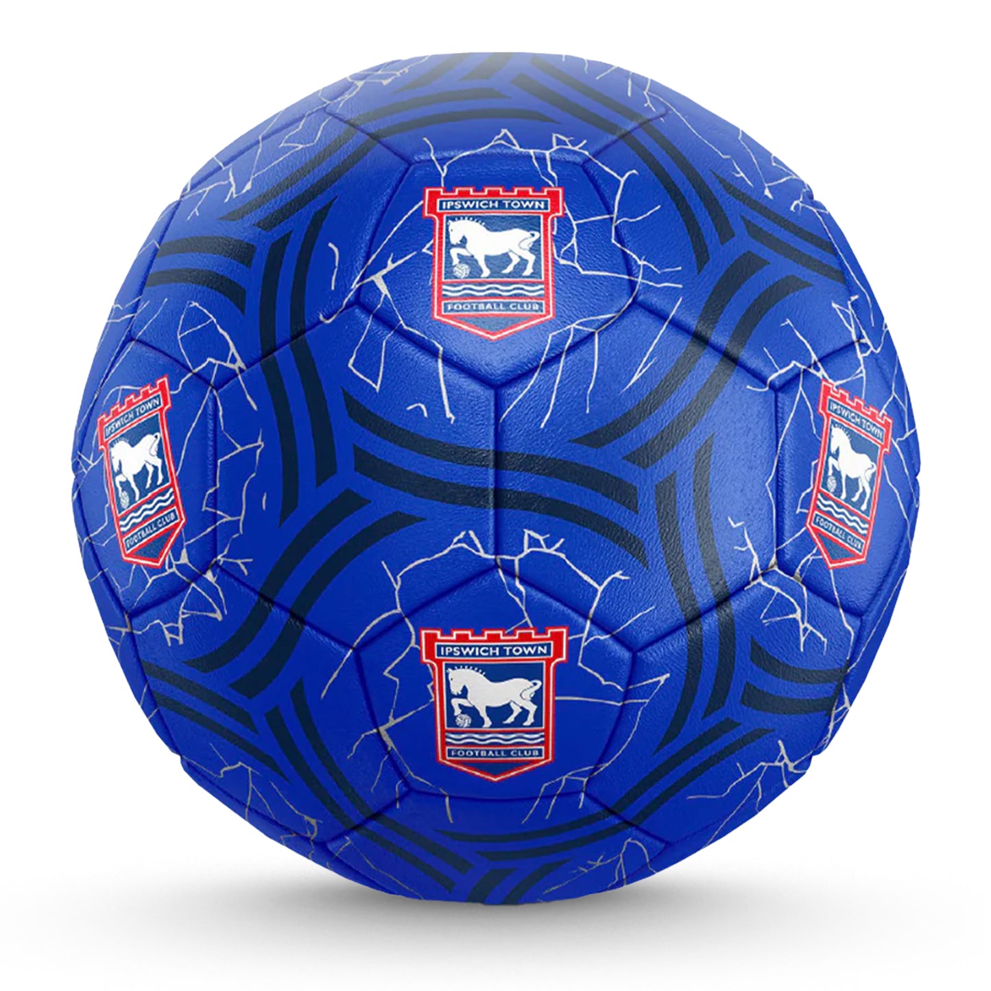 Blue Crackle Ball Size 4