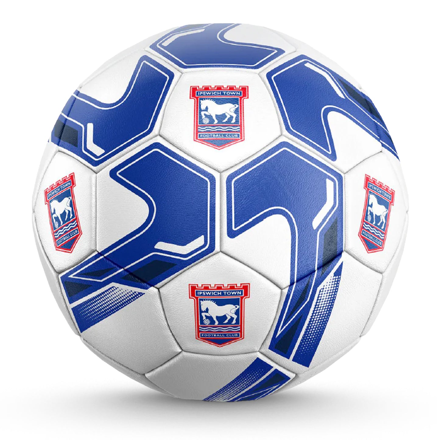 Blue White Curve Ball Size 5