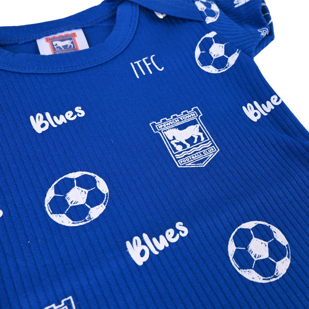 ITFC Blues Pattern Bodysuit