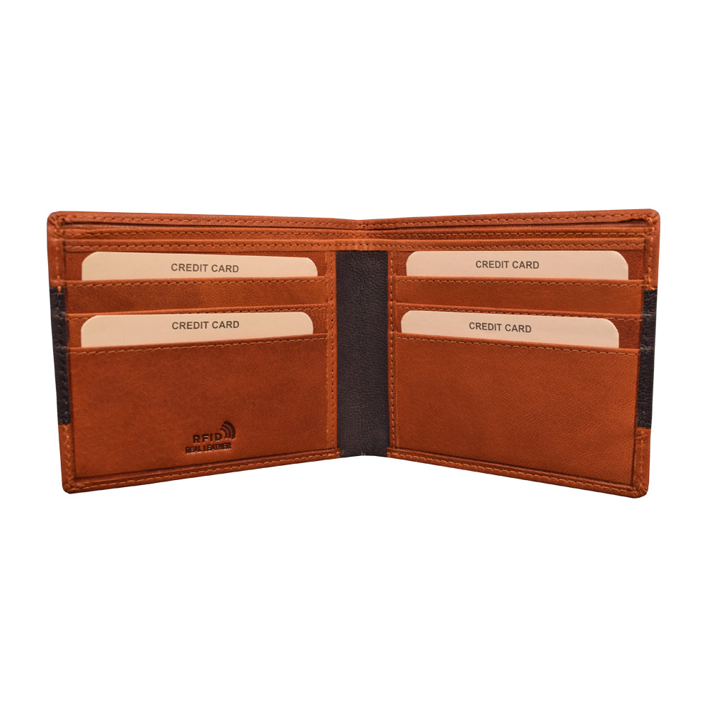 Brown Texan Leather Wallet