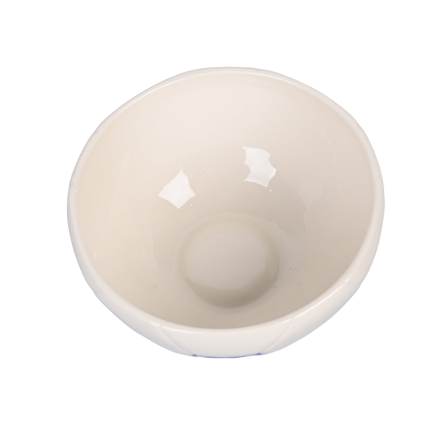 White/Blue Cereal Bowl