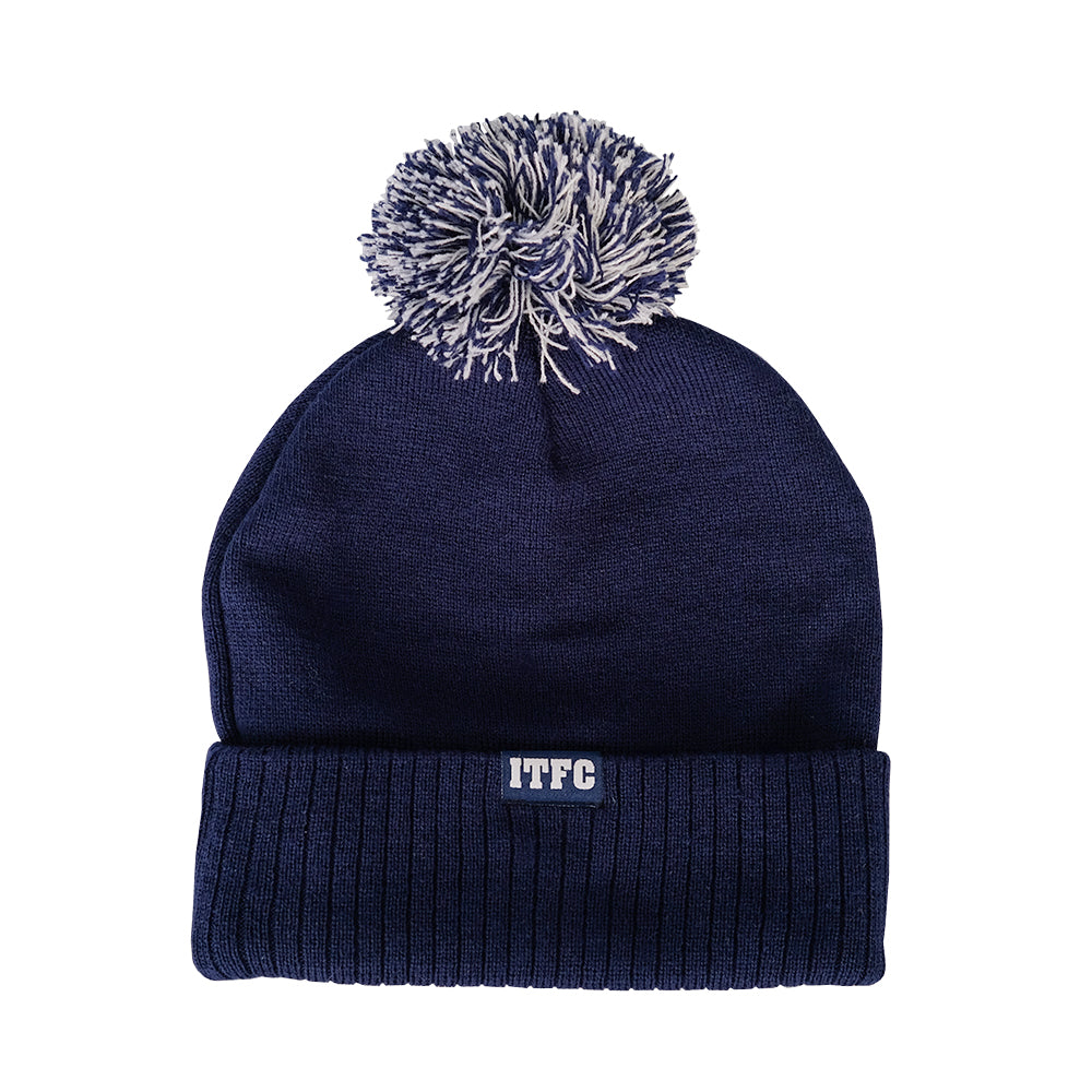 Core Navy Bobble Beanie Adult