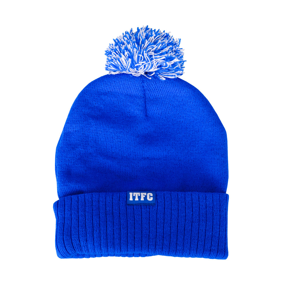 Core Royal Bobble Beanie Junior