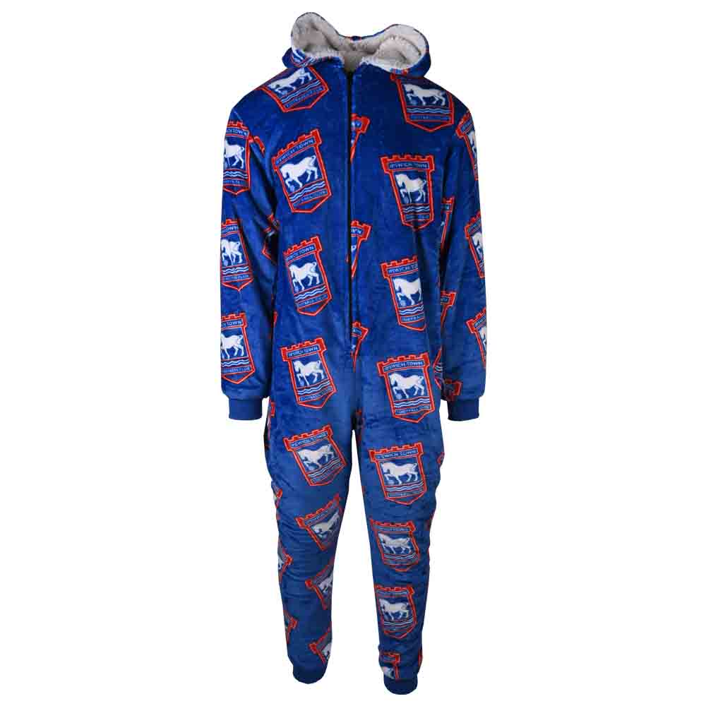 Multi Crest Sherpa Onesie Junior
