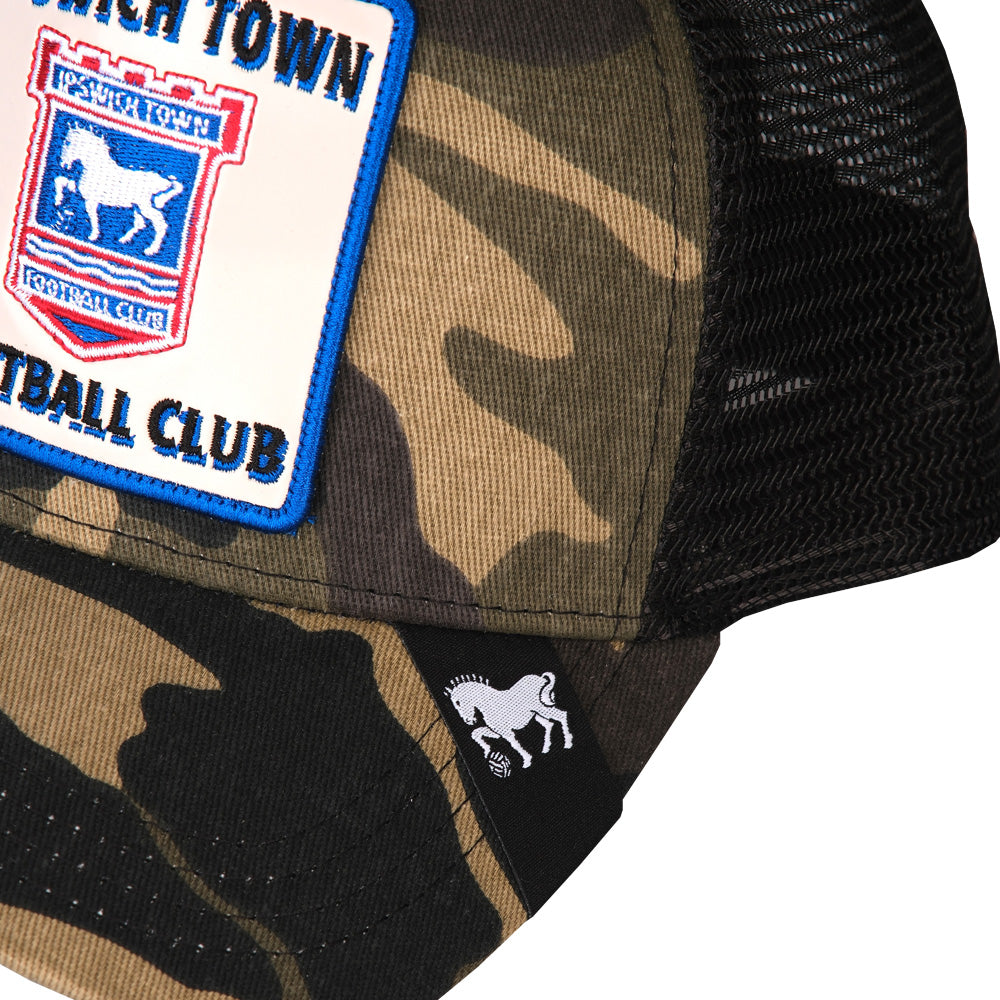 Crest Patch Camo Trucker Adult