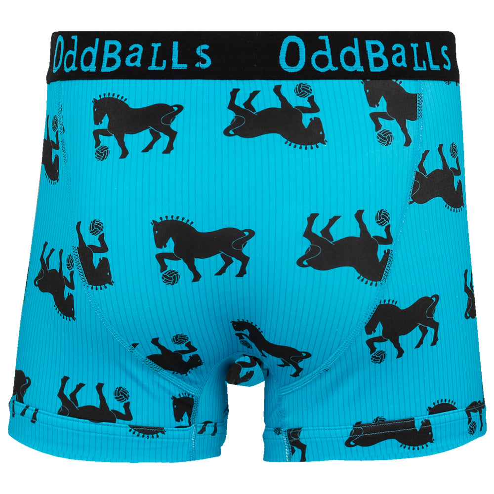 Oddballs Electric Blue Suffolk Punch Boxers Mens