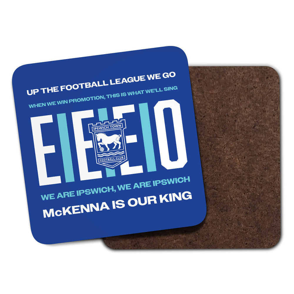 EIEIEIO Coaster Blue