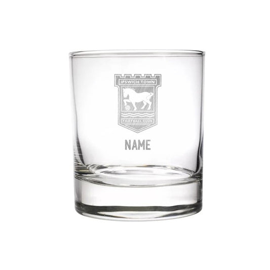 ITFC Engraved Whiskey Glass Personalised