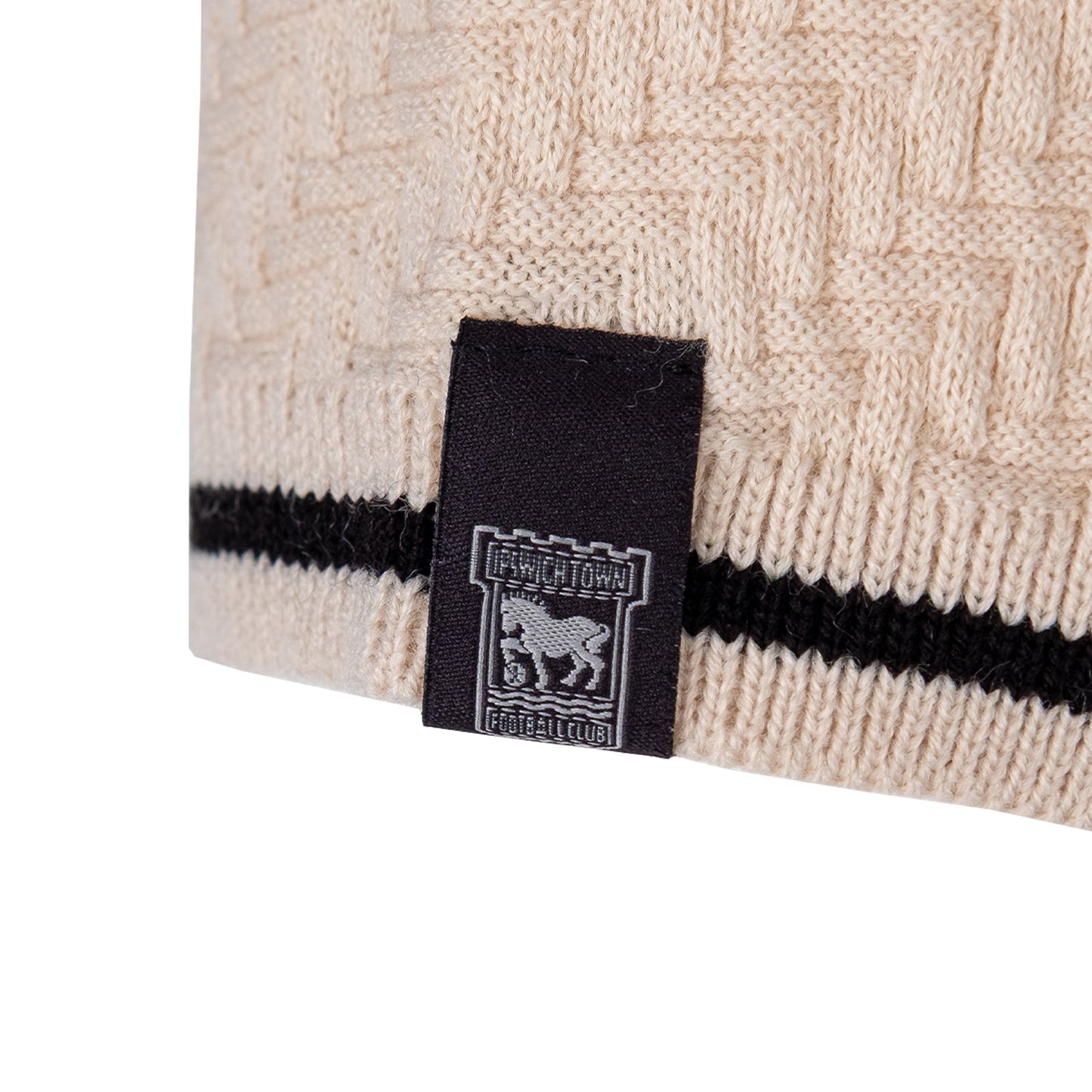 Flagstone Knitted Zip Polo Cream