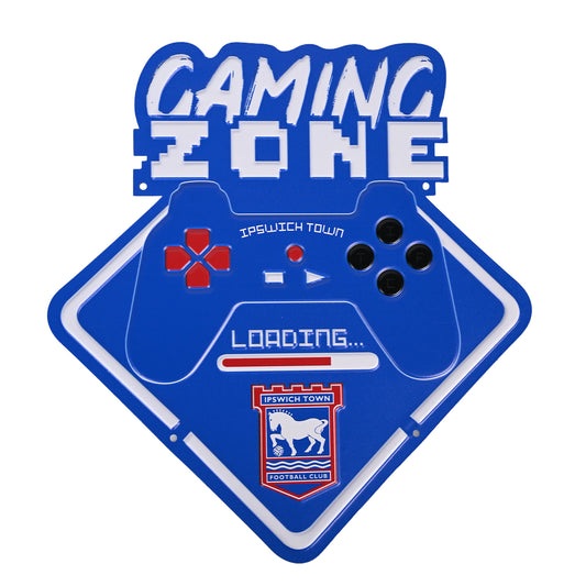 Metal Embossed Gaming Sign