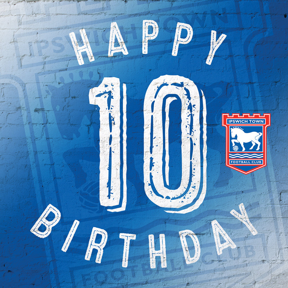 Happy 10th Birthday Card