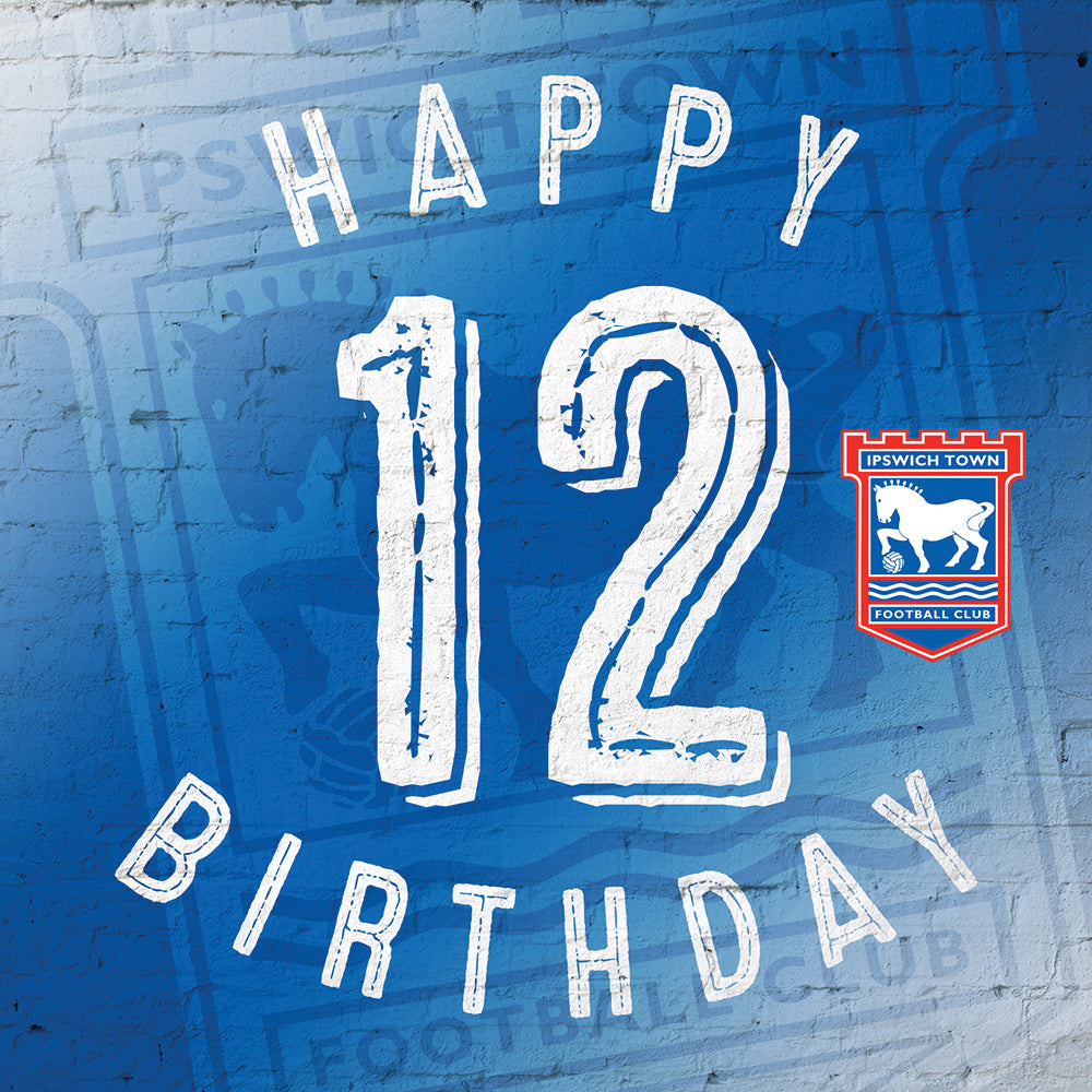 Happy 12th Birthday Card