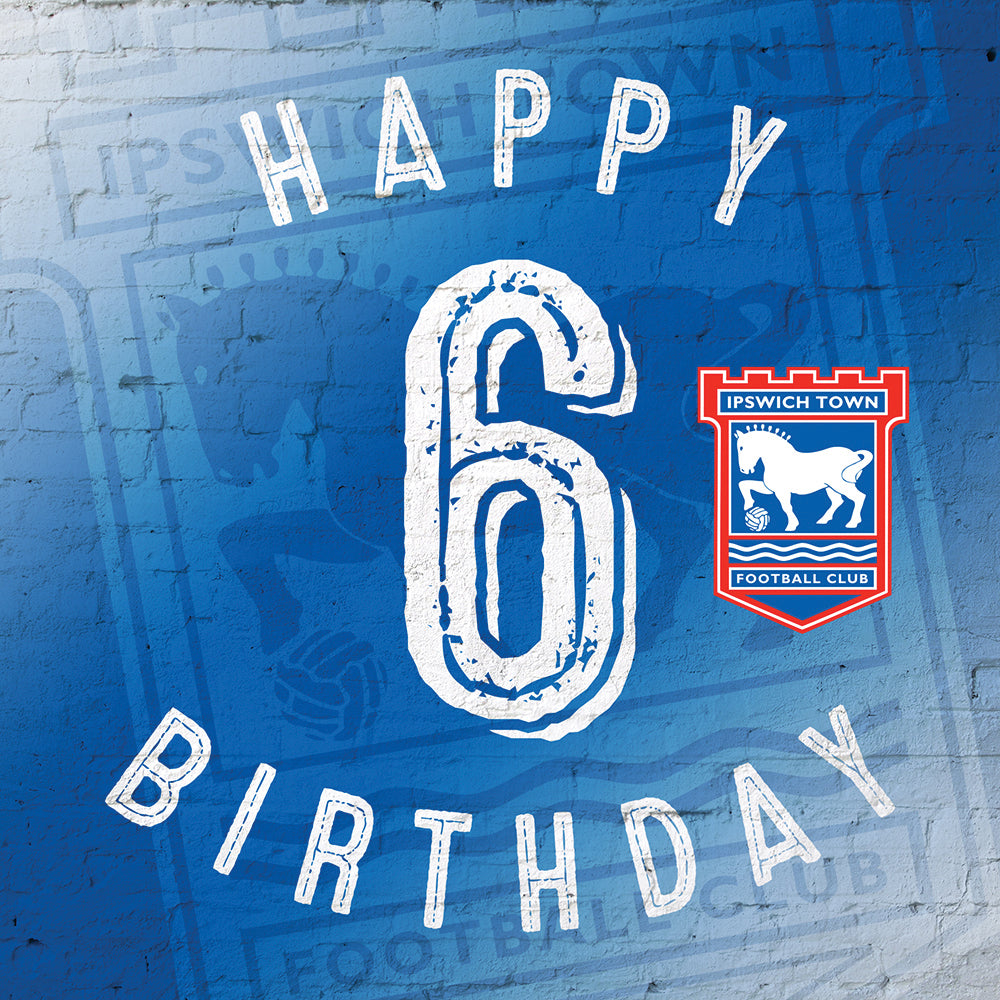 Happy 6th Birthday Card