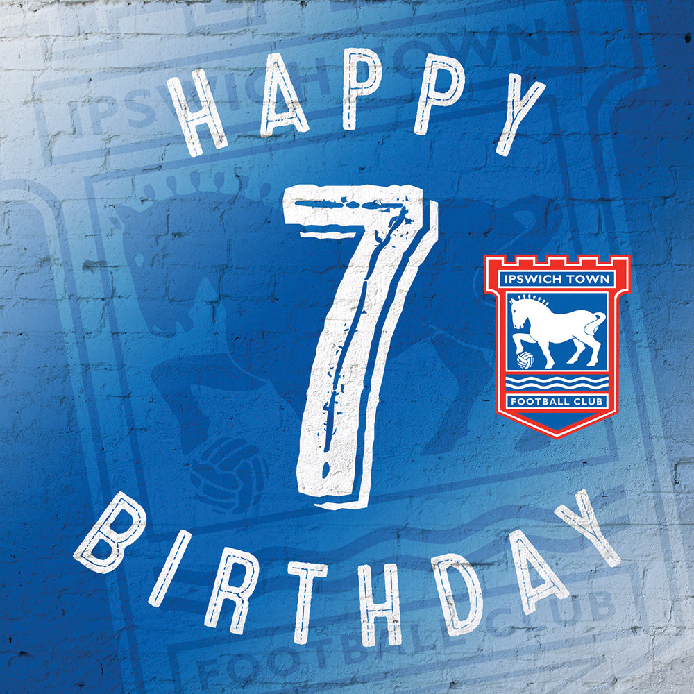 Happy 7th Birthday Card