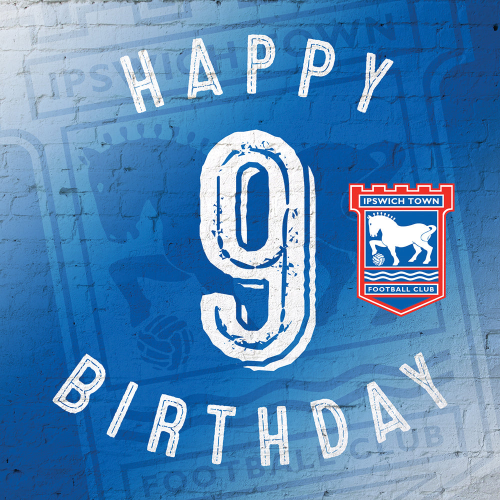 Happy 9th Birthday Card