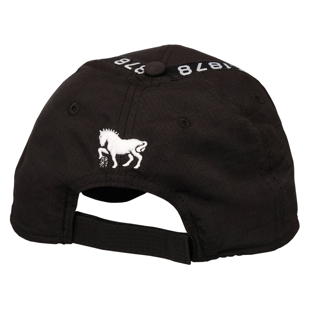 ITFC Adult Black Taped Ripstop Cap