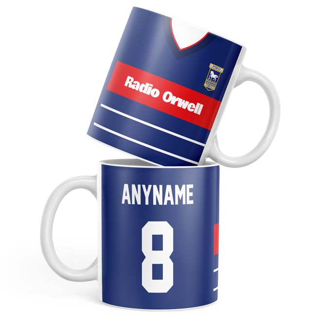 Ipswich Town 1986 Home Kit Mug Personalised