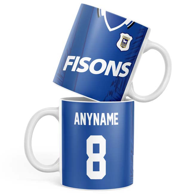 Ipswich Town 1995 Home Kit Mug Personalised
