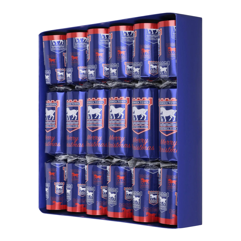 Ipswich Town FC 6pk Christmas Crackers
