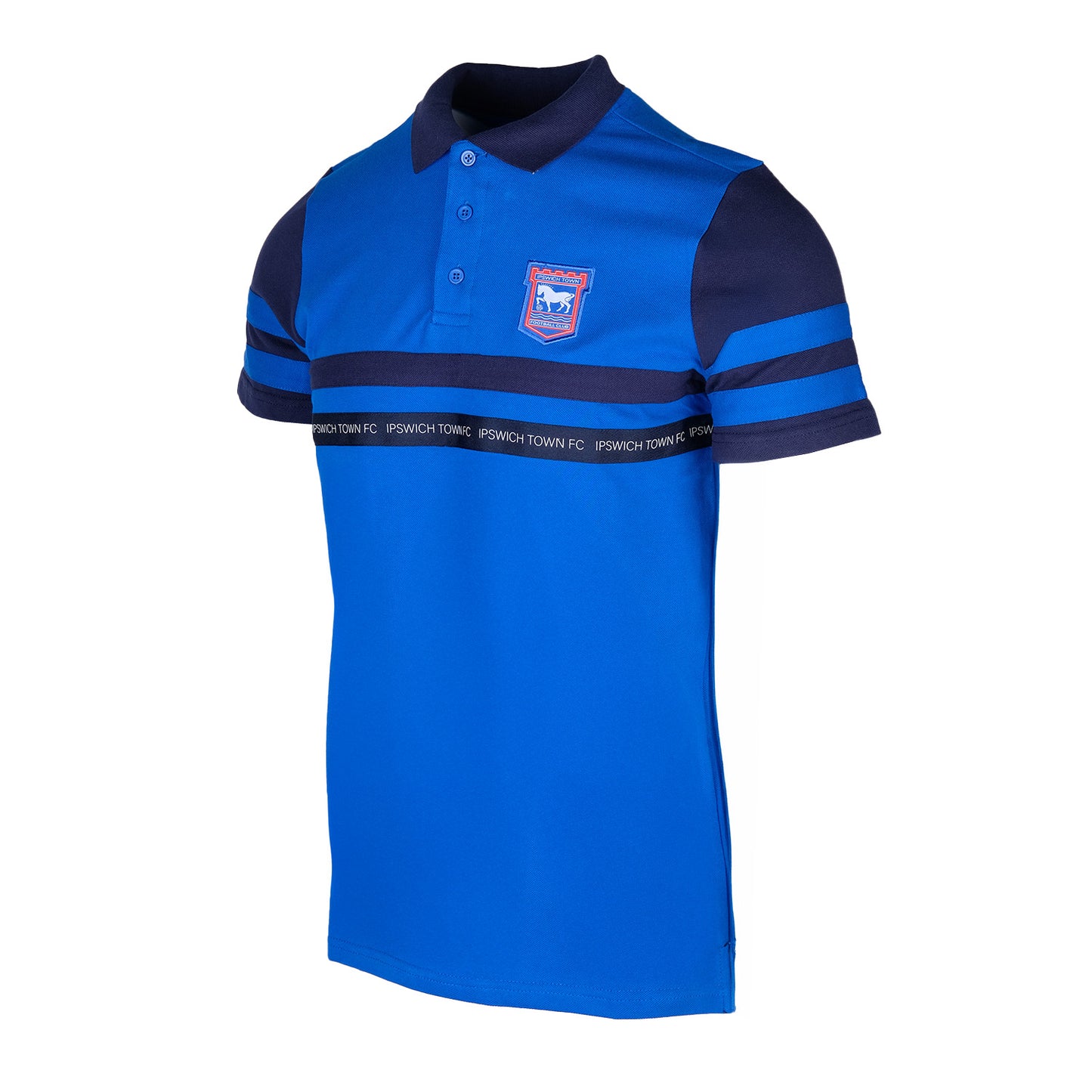 Ipswich Town Blue Cut & Sew Polo