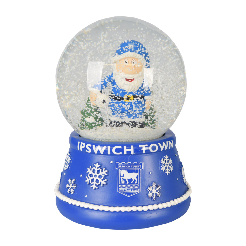 Ipswich Town FC Gnome Snow Globe