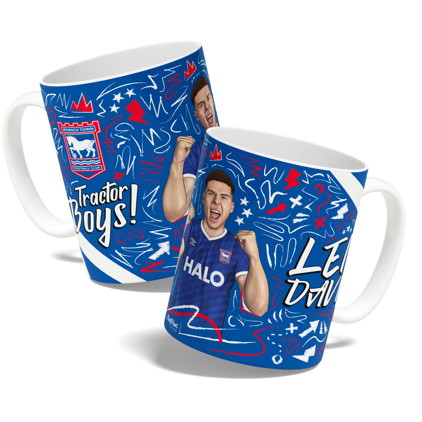 DAVIS Illustrated Mug