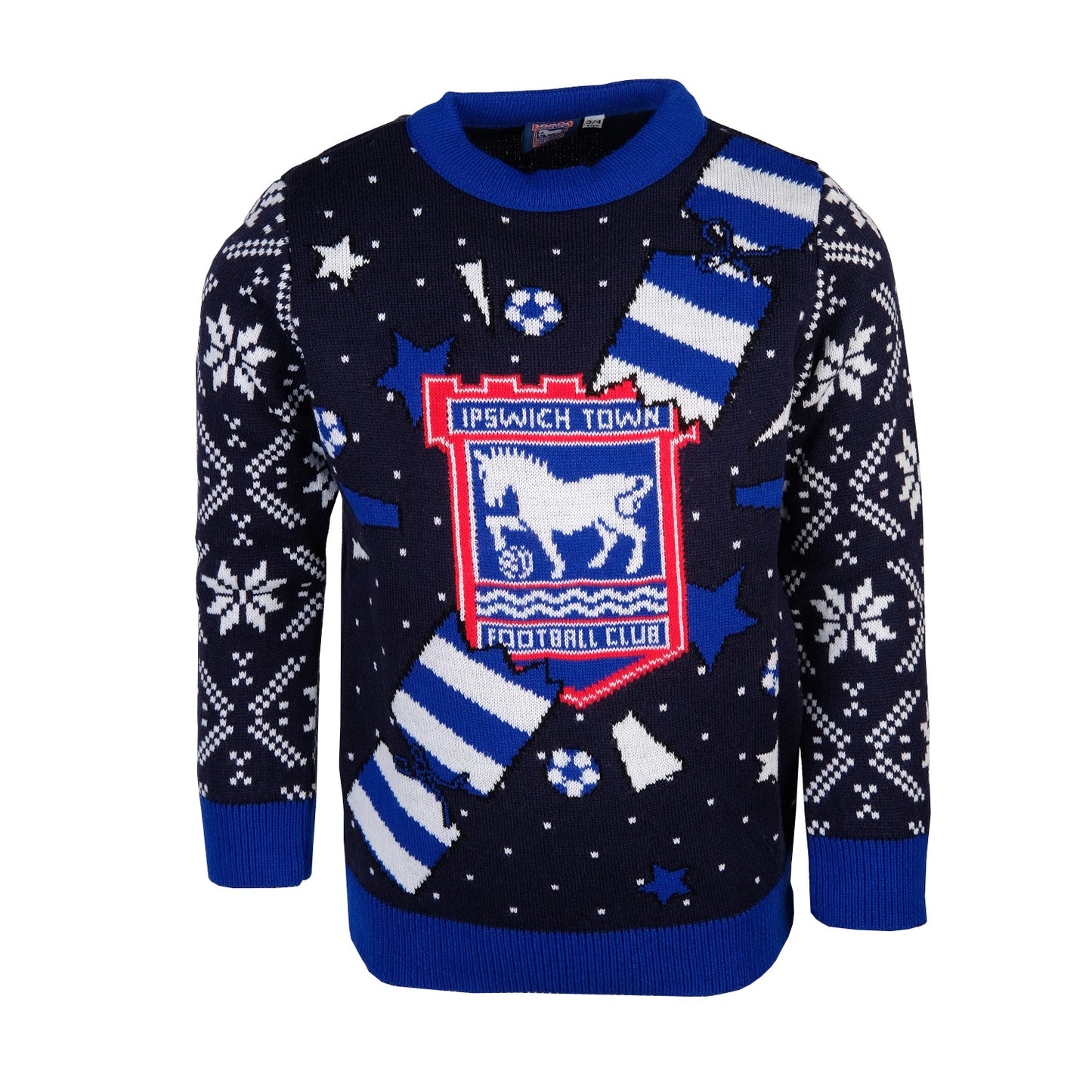 ITFC Cracker Xmas Jumper Junior Navy