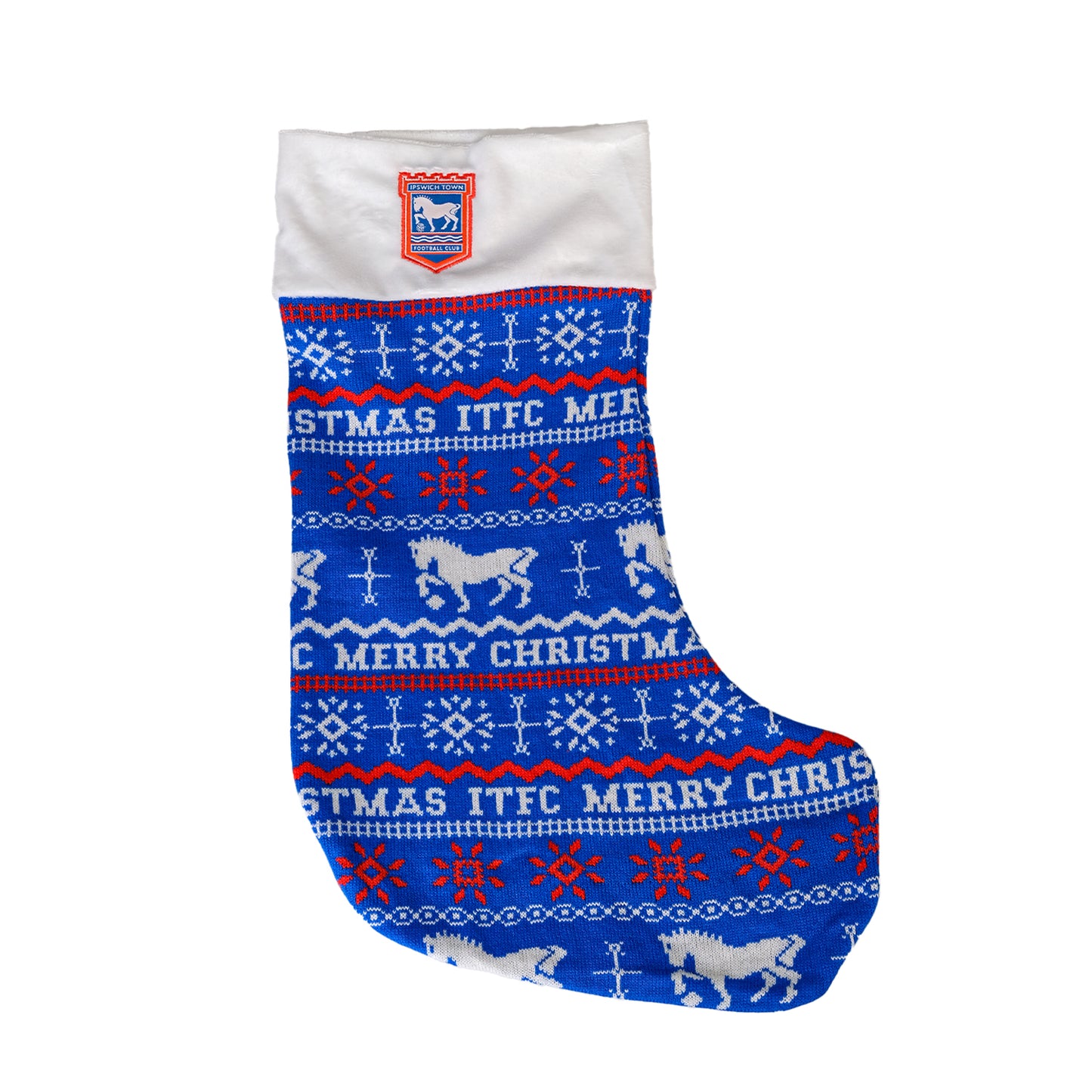 Knitted Christmas Fairisle Stocking