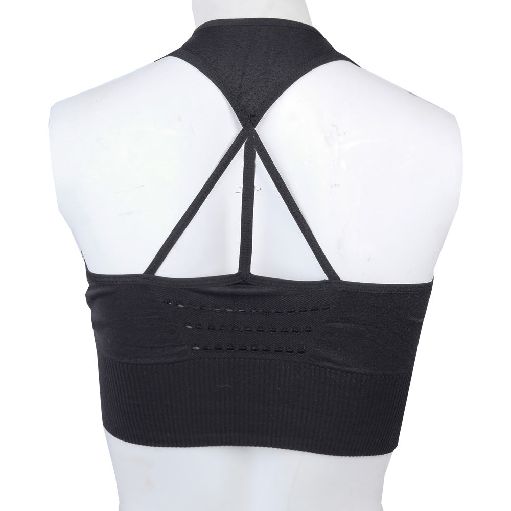 ITFC Ladies Black Sports Bra