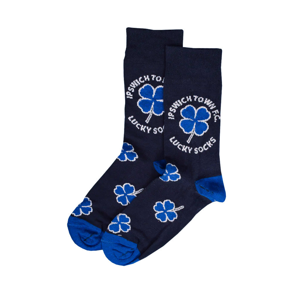 Junior Lucky Clover Socks Navy