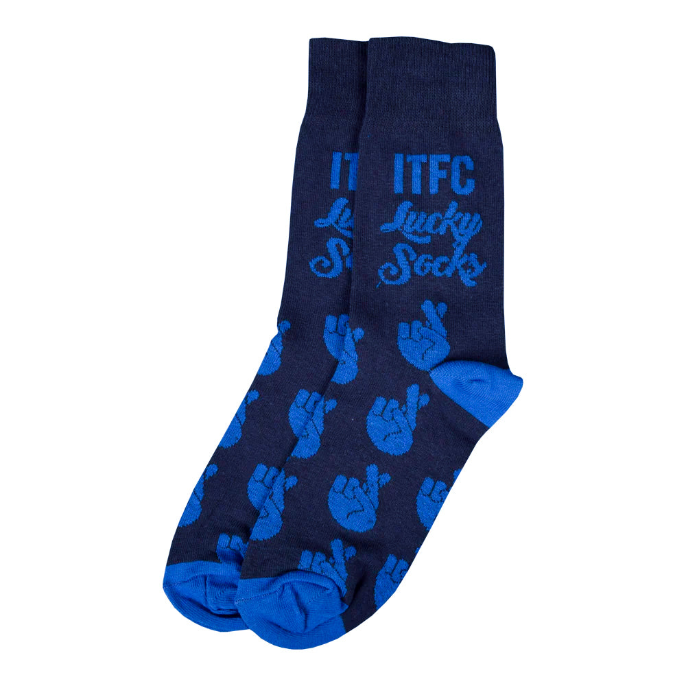 Junior Navy Lucky Match Socks