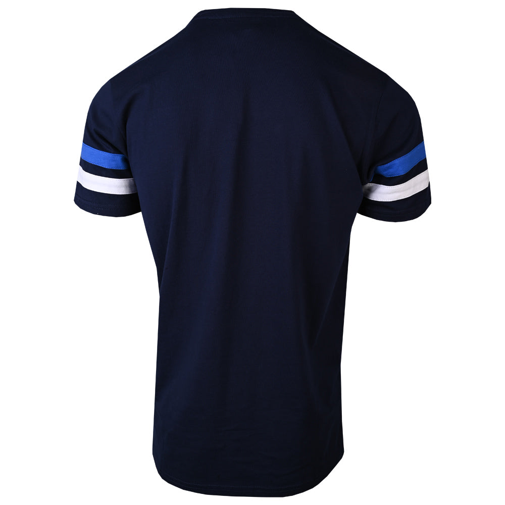 Navy Core Sleeve Panel Tee