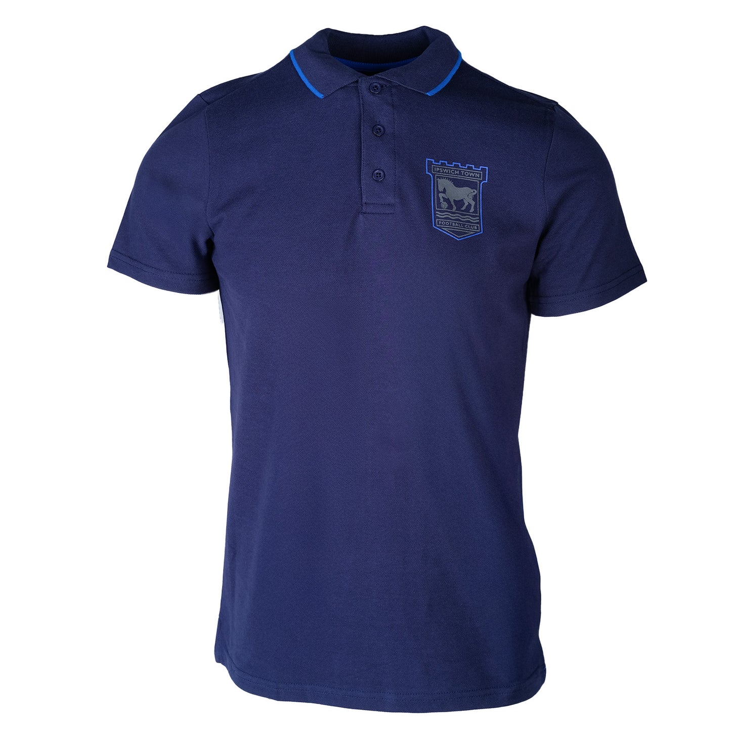Navy Keyline Crest Polo