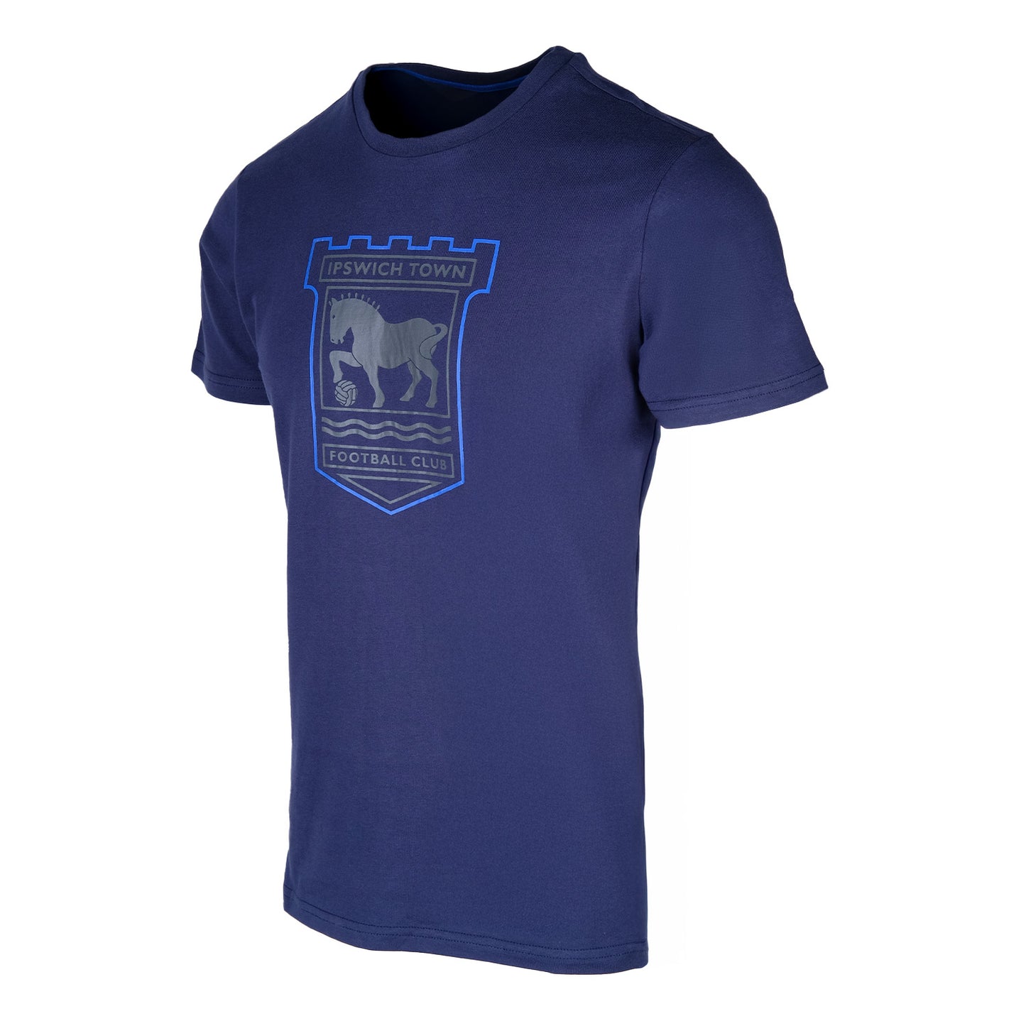 Navy Keyline Crest Tee