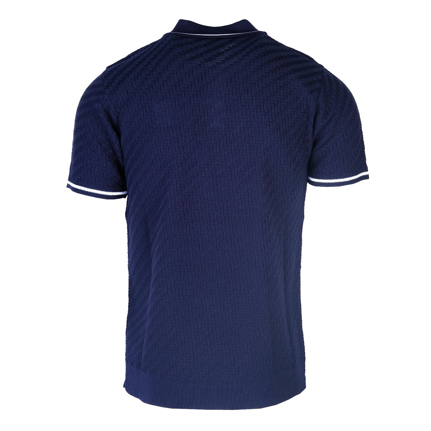 Navy Knitted Polo