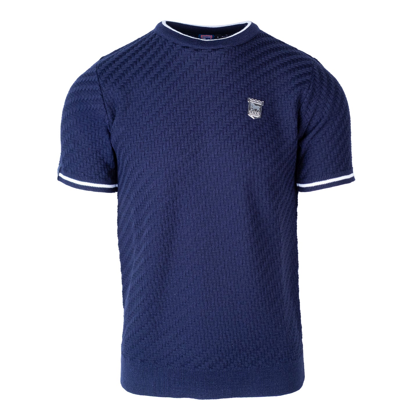 Navy Knitted Tee