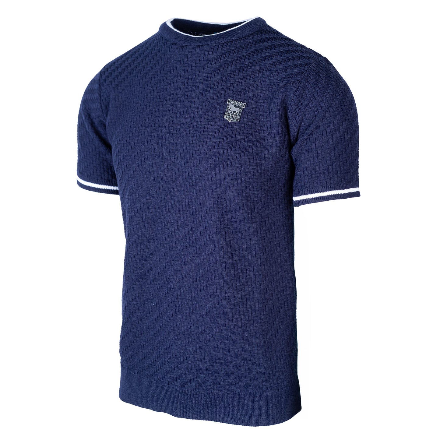Navy Knitted Tee