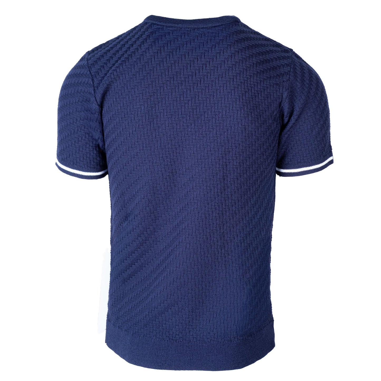 Navy Knitted Tee