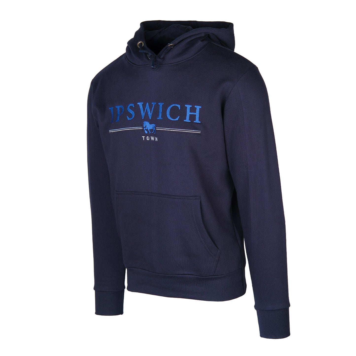 Navy Melton Hoody