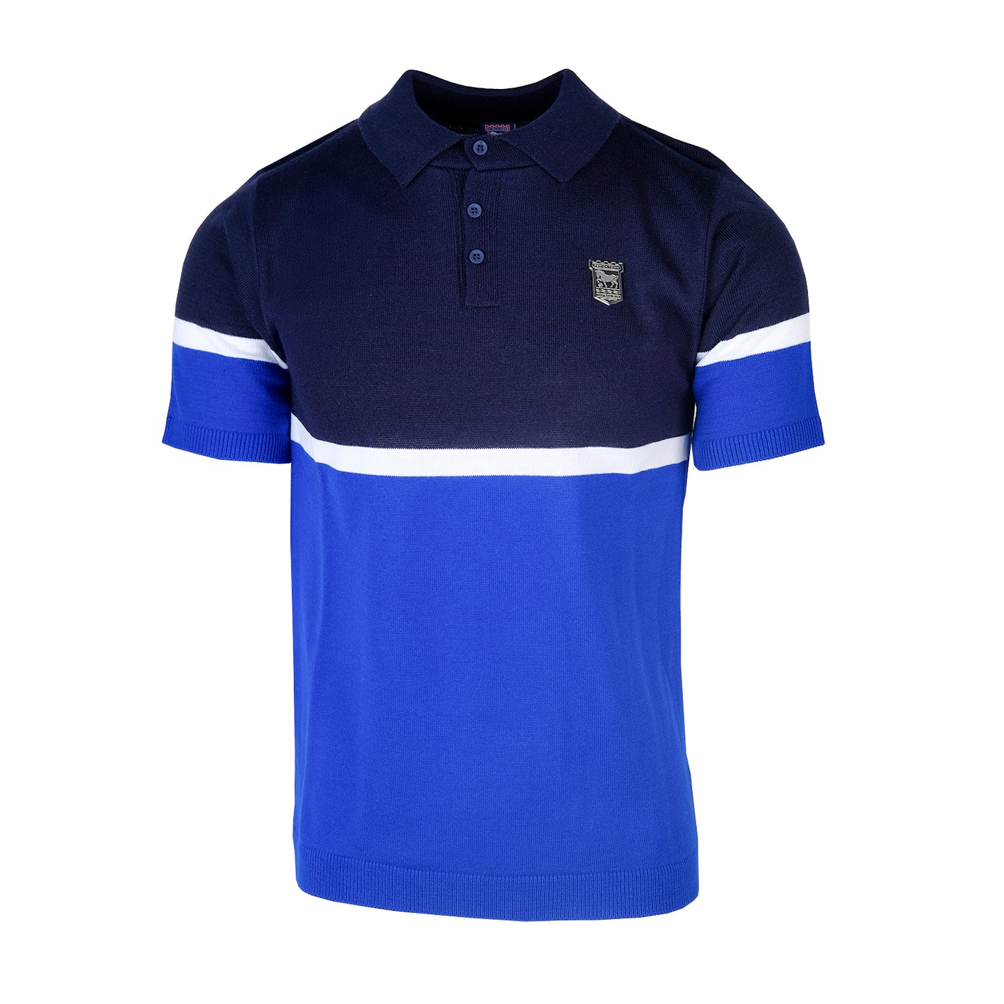 Navy/Royal Knitted Polo