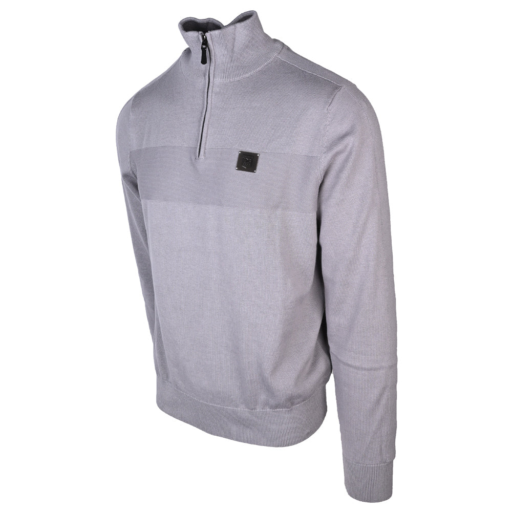 Premium Grey 1/4 Zip Top